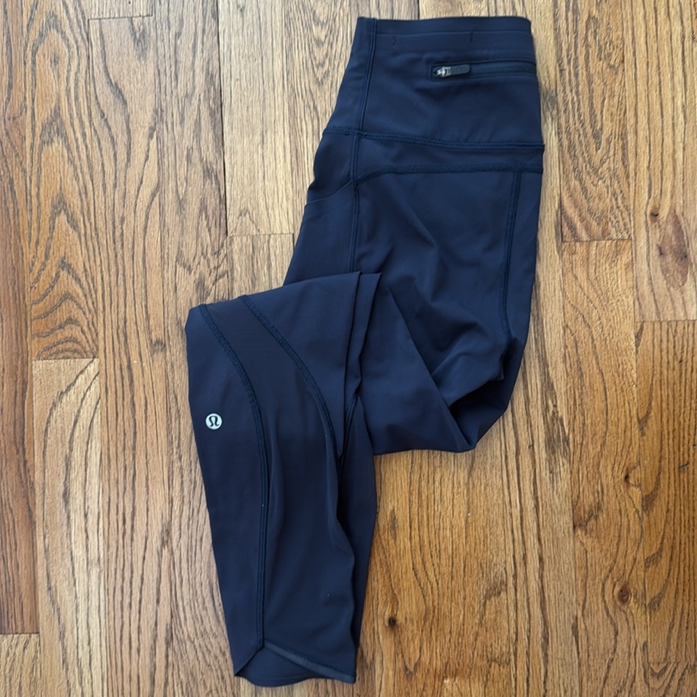 Lululemon Navy Blue Speed Tights Leggings 4